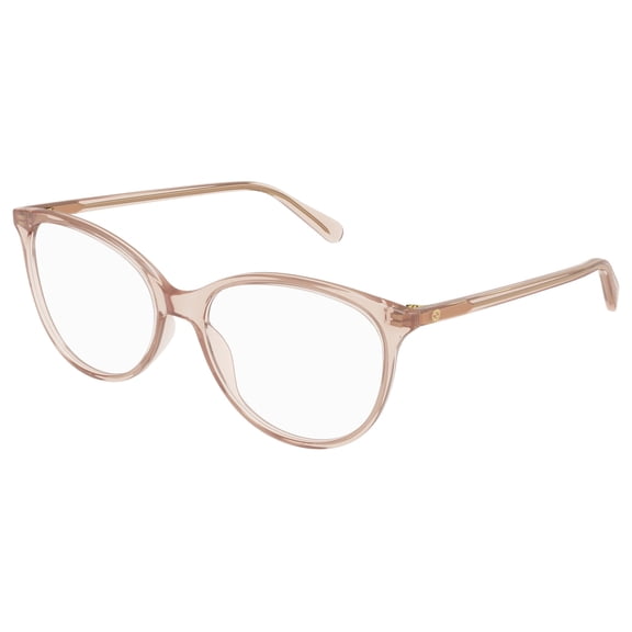 Gucci GG0550O 012 53mm Cat Eye Eyeglasses Women's Transparent Nude