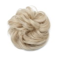 thumbnail image 2 of Mode Désordonné Extensions de Chignon Scrunchies Morceaux de Cheveux Donut Updo Queue de Cheval pour les Femmes, 2 of 6