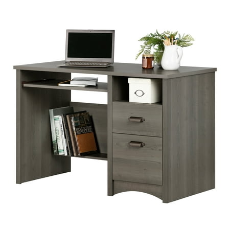 South Shore Gascony Computer Desk With Keyboard Tray Multiple