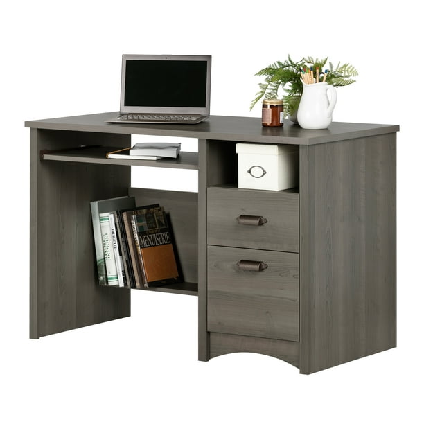 South Shore Gascony Computer Desk with Keyboard Tray, Multiple Finishes