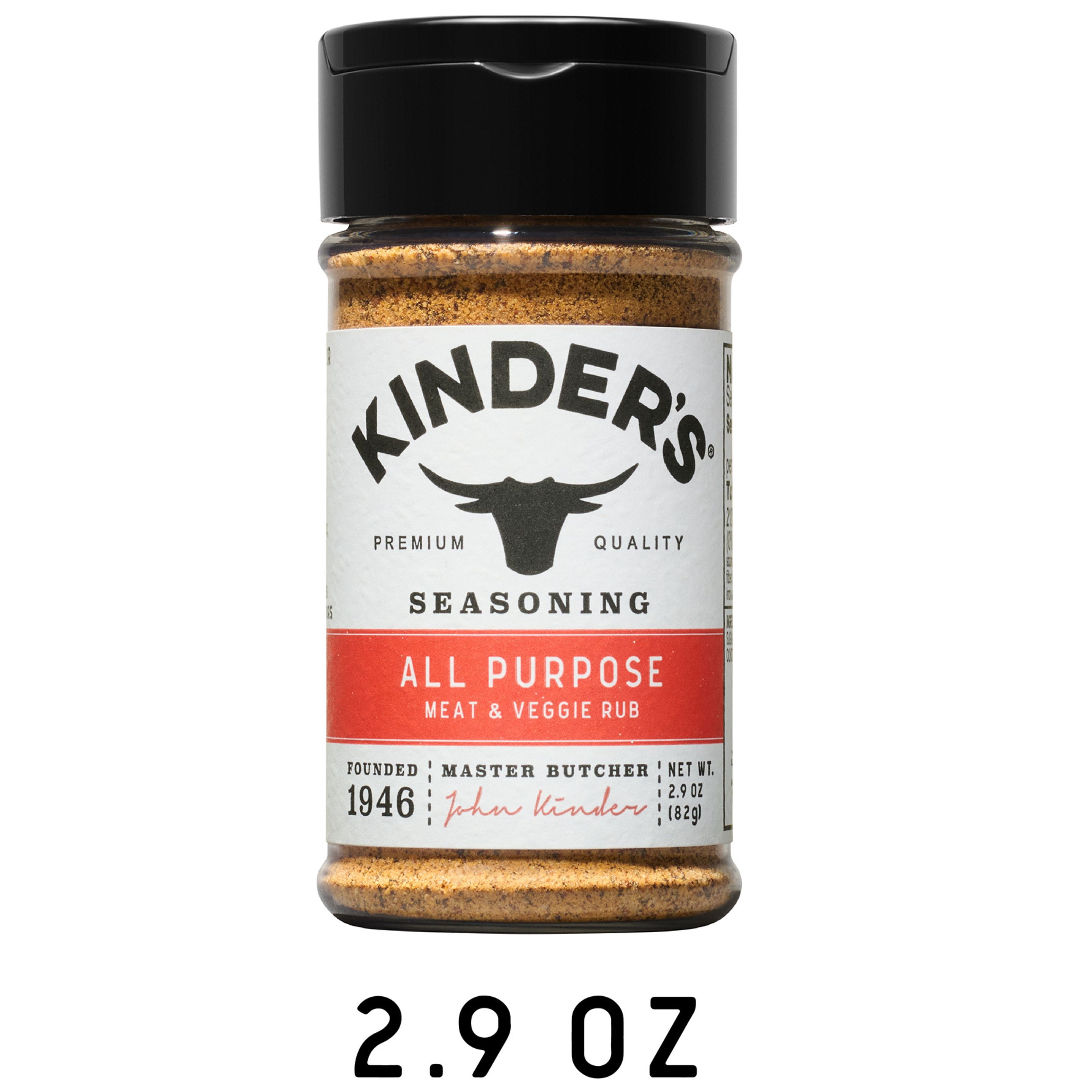 (4 pack) Kinder's All Purpose Seasoning, 2.9 oz