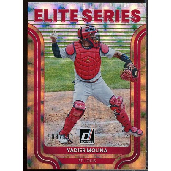 Yadier Molina Card 2022 Donruss Elite Series #4