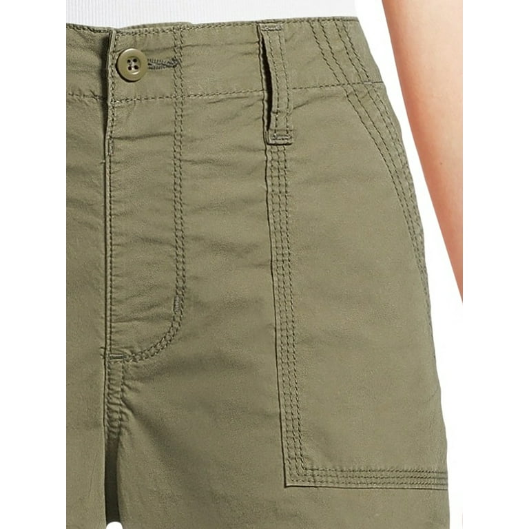 No Boundaries Women's Juniors Cargo Pants, 30” Inseam, Sizes XS-XXXL