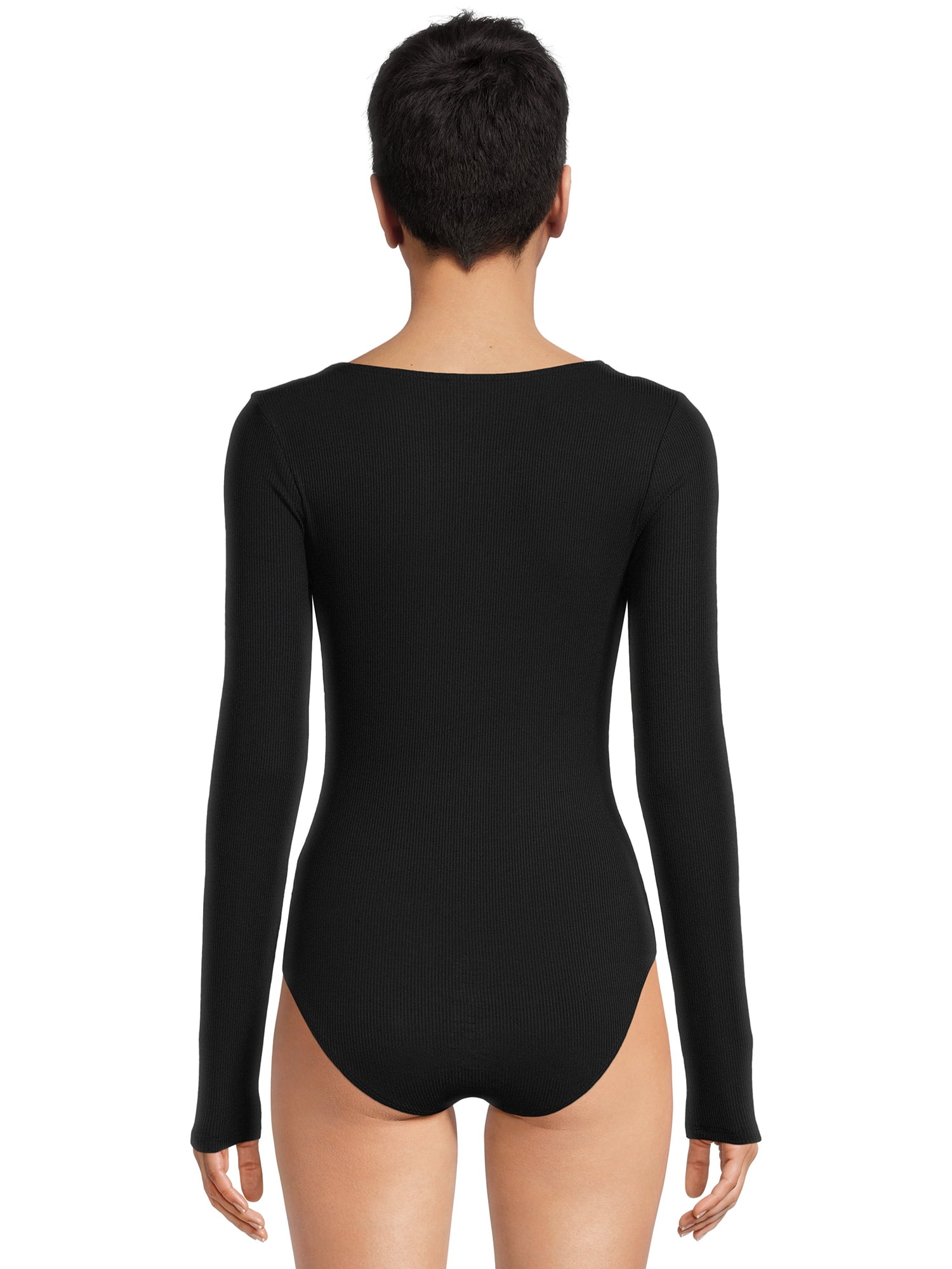 Self Esteem Juniors Ribbed Square Neck Bodysuit