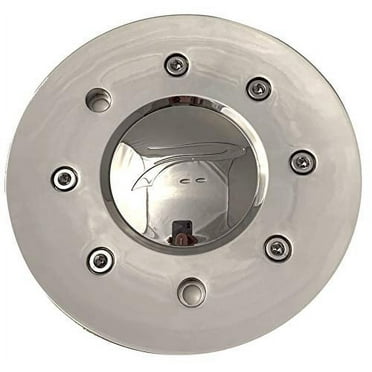 2 Pack - 89-9191 Platinum Chrome Wheel Center Cap