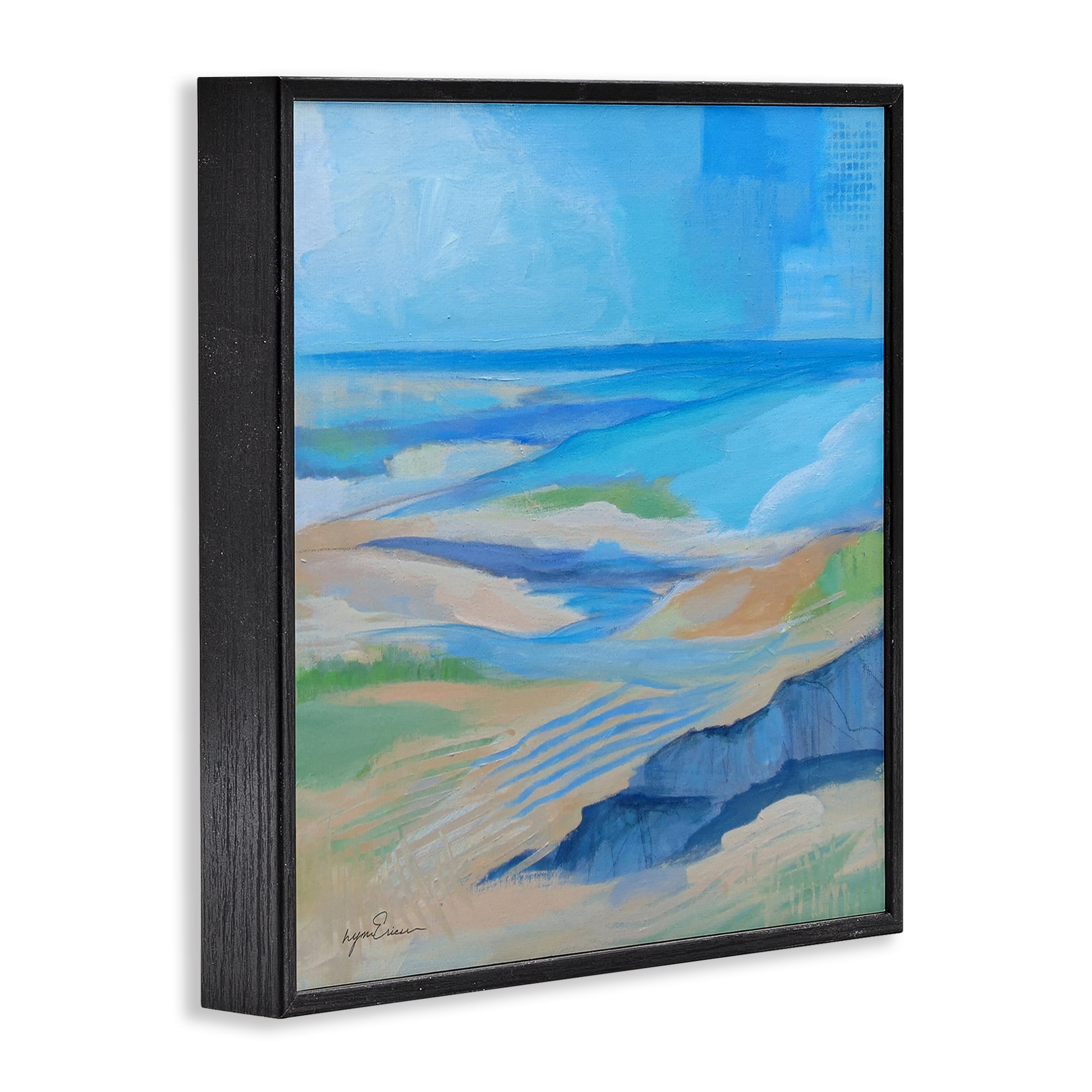 Stupell Industries After The Storm Beachscape Black Framed Giclee Art, design by Lynn Ericson Fine Art