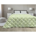 thumbnail image 1 of Botany Down Alternative Comforter, Leaves Herbs Ginkgo Maple Birch Branch of Forest Foliage Growth Essence, Microfiber Quilt for All Season, 5 Sizes, Dark Teal Laurel Green, by Ambesonne, 1 of 3