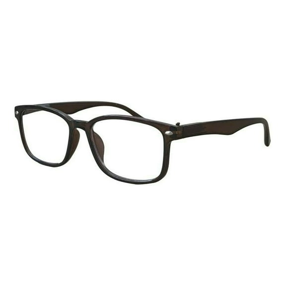 1 Pack Unisex Square Frame Blue Light Blocking Computer Reading Glasses Readers for Men Women 1.00
