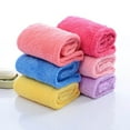thumbnail image 4 of Women's Solid Color Coral Fleece Bath Hair Towel Dry Hat Cap Quick Drying Lady Bath Tool, 4 of 6
