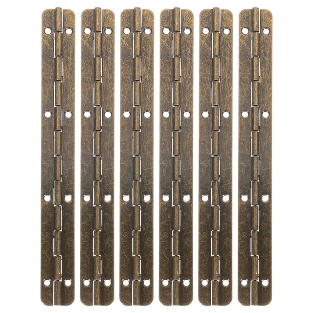 GAXIRE 6Ud Bisagras Metálicas Para Cajas Madera Marrón Oscuro Duraderas Y Decorativas