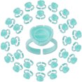thumbnail image 1 of 100PCS Support de Colle de Maquillage Anneau Jetable Anneau de Pigment pour l'Extension des Cils, 1 of 10