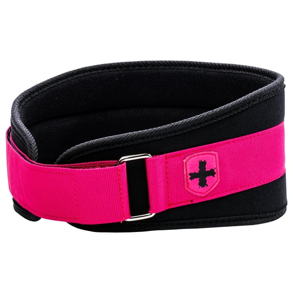 Harbinger Women's Nylon 5" Weightlifting Belt with Flexible Ultralight Foam Core, Pink
