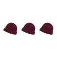 thumbnail image 4 of Gorro de Lana Minnieouse Otoño Invierno Tejido Casual Melón Rojo, 4 of 6