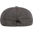 thumbnail image 5 of CoCopeaunts Beret for Men Women Autumn Winter Plaid Flat Beret Cap Vintage Artist Painter Octagonal Newsboy Cap, 5 of 7