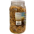 thumbnail image 3 of Hanover Organic Ancient Grain Spelt HYZ01 Sea Salt Pretzels Low Fat Cholesterol Trans Fat Free Party Snacks Resealable Container 28 oz Barrel, 3 of 3