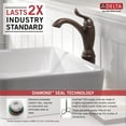 thumbnail image 4 of Delta Linden Single Handle Vessel Bathroom Faucet in Chrome 794-DST, 4 of 5