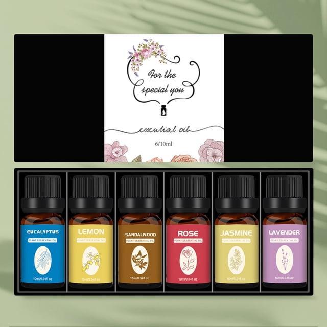 6PCS/10ML Candle Unilateral Sweet Orange Aromatherapy Teatree Oil Lavender DIY Candle Material Oil-Soluble Aromatherapy Essentialoil