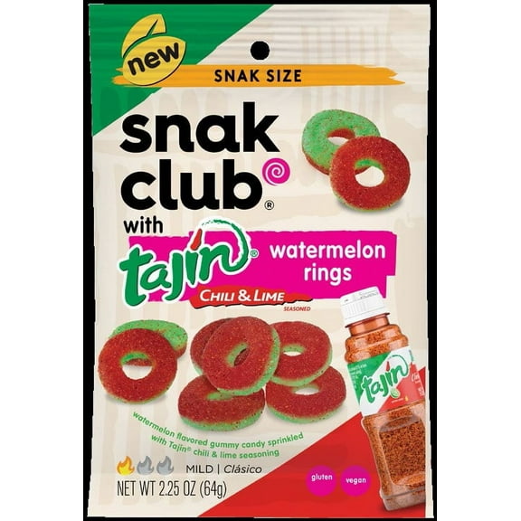 Pikin Food Products Tajin Watermelon Rings, 3.5 oz