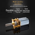 thumbnail image 5 of Qinmay Placa giratoria eléctrica de 360 ​​grados, recargable, de bajo ruido, ajustable, rotación suave, soporte de exhibición antideslizante para productos fotográficos (negro, 7,8 pulgadas/carga 17 L, 5 of 5