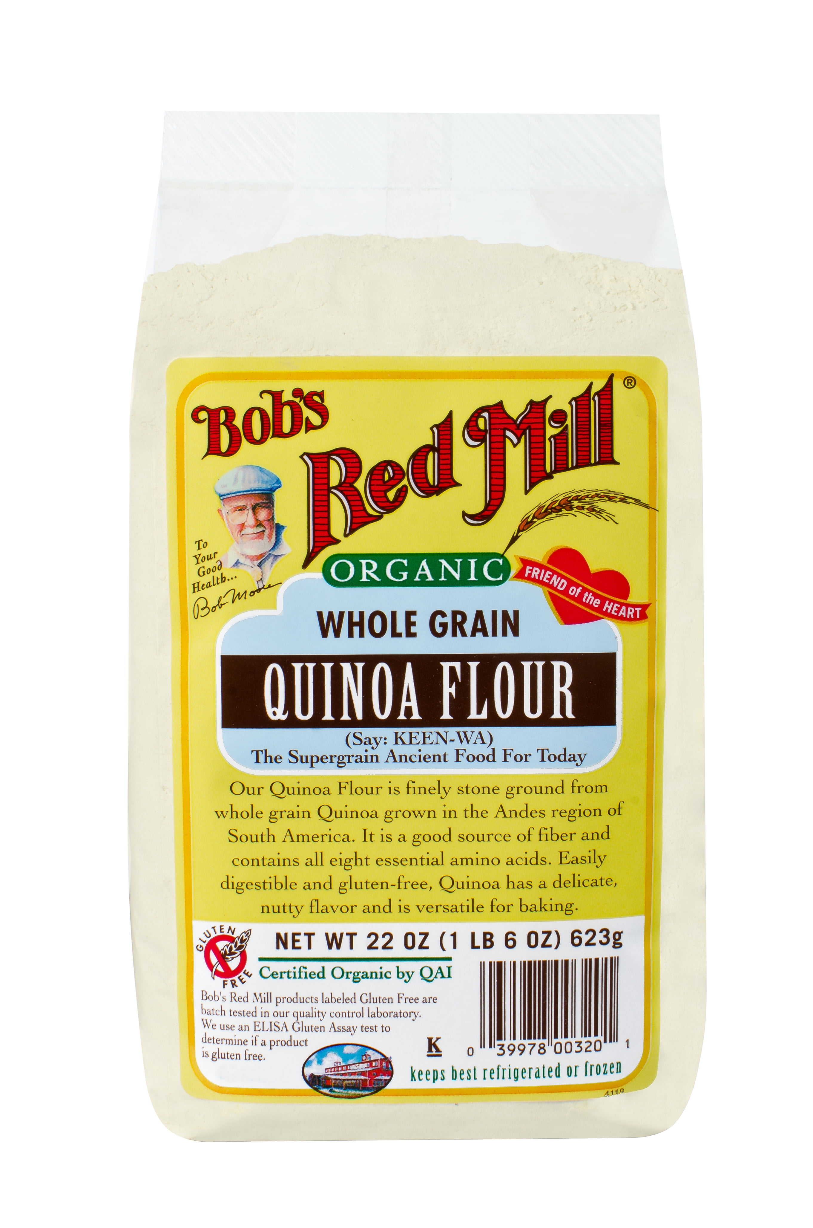 Bob's Red Mill Organic Whole Grain Quinoa Flour, 22.0 OZ by Bob'S Red Mill