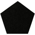 thumbnail image 1 of Bright House Solid Color Area Rugs black - 7' Pentagon, 1 of 4