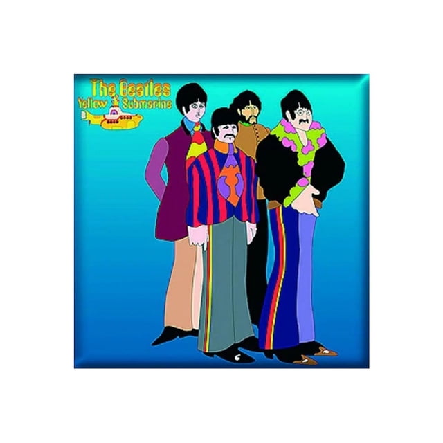 The Beatles Yellow Submarine Sea Of Science Fridge Magnet
