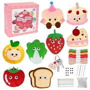 Sewing Kit for Kids, 8 Sewing Projects, Beginners Arts and Crafts for Girls Ages 5 6 7 8 9 10 11 12