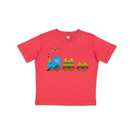 

Inktastic Colorful Toy Train Gift Toddler Boy or Toddler Girl T-Shirt