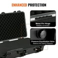 thumbnail image 4 of Estuche rígido para rifle VEVOR 42 pulgadas impermeable IP67 con ruedas, 4 of 8