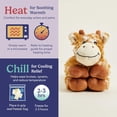 thumbnail image 5 of warmies Heating Pad Wrap, Microwavable Neck and Shoulder Weighted Plush Heat Pad, Giraffe, 5 of 6