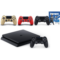 Sony PS4 500GB Slim with Your Choice of Bonus Red, Gold, or Fortnite Controller