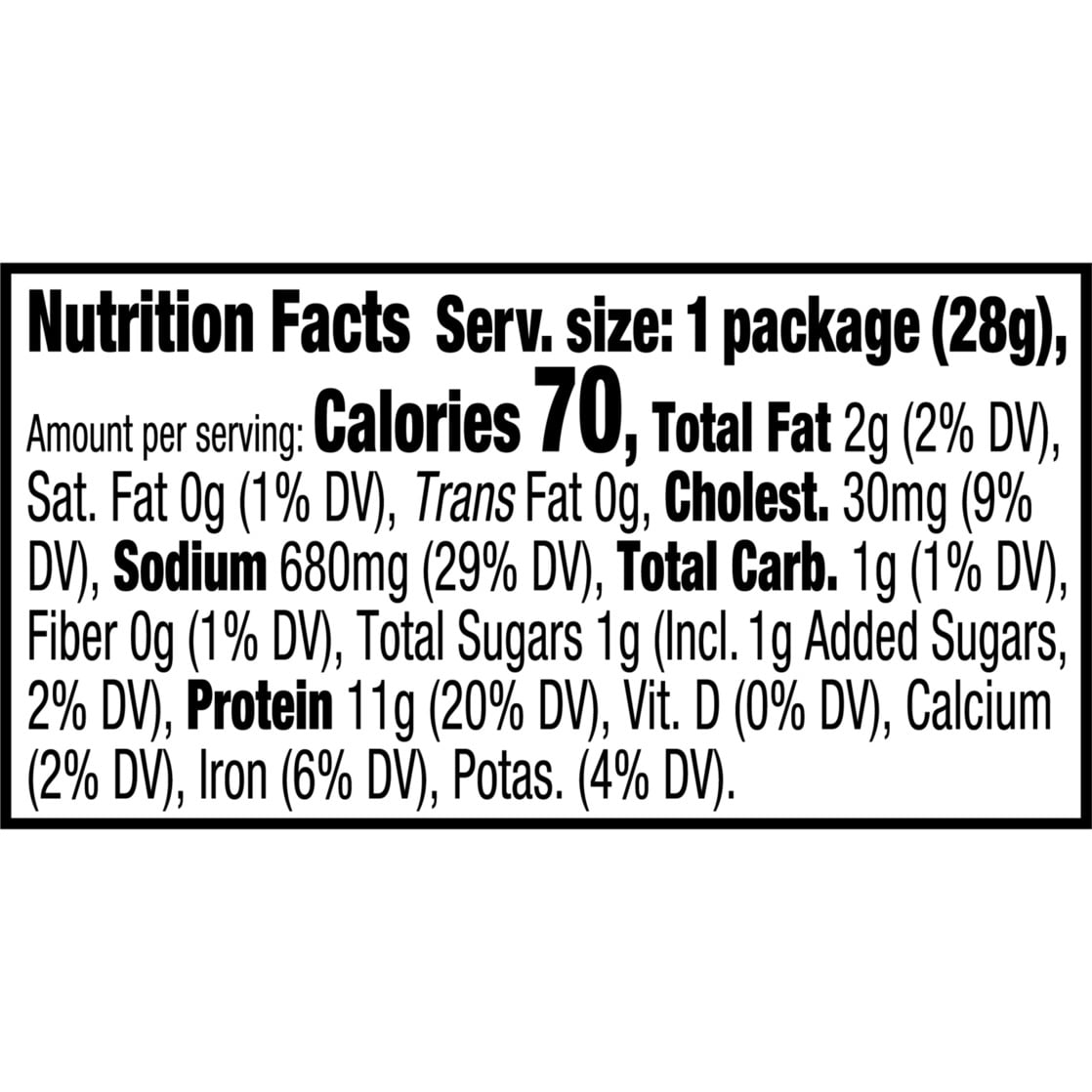 1 Ounce Jack Link's Beef Peppered Steaks 1/1 Count