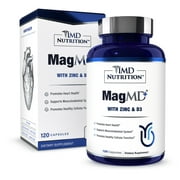 1MD Nutrition MagMD Plus | Optimal Cardiovascular Support | 120 Ct.