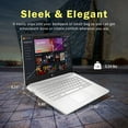 thumbnail image 2 of HP Stream 14" Laptop, Intel Processor N150 (up to 3.60 Ghz), 1-Year Microsoft 365, Copilot AI, 8GB Ram, 128GB Ufs Storage, Fast Charge, Wi-Fi 6, W/Wireless Mouse, 2 of 9