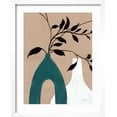 thumbnail image 2 of Art.com Slender Stems I Blue Art Print by Danhui Nai, White Frame Wall Art, 17" x 21", 2 of 5
