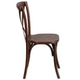 thumbnail image 5 of Flash Furniture 2 Pack HERCULES Series Mahogany Cross Back Chair, 5 of 7