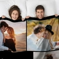 thumbnail image 3 of Custom Blanket with Photo Text, Personalized Gifts for Women Men, Customized Picture Blanket for Baby Mother Father Adult Friends Lovers Dog Pets, Birthday Anniversary Halloween Christmas, 3 of 6