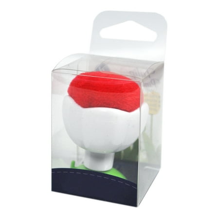 Tulip Pin Cushion With Suction Cup Red