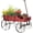 Red, variant on Collections Etc Amish Wagon Decorative Indoor/Outdoor Garden Backyard Planter, Green