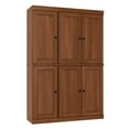 thumbnail image 6 of Palace Imports 100% Solid Wood Kitchen Pantry Storage Cabinet with Doors and Adjustable Shelves, 6-Door, Mocha, 6 of 8