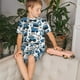 thumbnail image 4 of Balery Blue Excavator Conjunto de Pijama Infantil de Manga Corta con Estampado – Ropa de Dormir de Algodón Suave-Large, 4 of 6