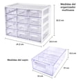 thumbnail image 3 of Caja organizadora de Bisutería AGBOX 12 Cajones almacenamiento Color Blanco, 3 of 5