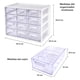 thumbnail image 3 of Caja organizadora de Bisutería AGBOX 12 Cajones almacenamiento Color Blanco, 3 of 5