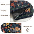 thumbnail image 6 of Boho Flowers Area Rugs 5'x8', Washable Small Throw Rugs for Classroom Bedroom, Spring Abstract Watercolor Floral Leaf Indoor Outdoor Rug Non-Slip Low Pile Carpet Runner Reversible Floor Mats, 6 of 8
