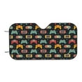 thumbnail image 6 of Lsque Retro Video Game Car Windshield Sun Shade | Accordion Folding Style Auto Shade for Car Truck SUV Van | Blocks UV Rays Sun Visor Protector | Small, 6 of 7