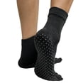 thumbnail image 6 of Couver Cotton Unisex No Skid No Slip Sole Yoga 5 fingers Toed Socks(Length:Ankle), White Medium, 6 of 8