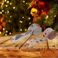 thumbnail image 4 of Farfi Cinta De Decoración Navideña De 5 M, Feliz Árbol De Navidad, Alce, Copo De Nieve, Puntos Rojos Y Verdes, Let It Snow, Embalaje De Regalo, Lazo De Navidad, Cinta para Envolver Regalos para P, 4 of 5