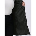 thumbnail image 5 of Agnes Orinda Women's Plus Size Quilted Long Vest Hooded Zip up Puffer Jacket with Pockets 1X Black, 5 of 7
