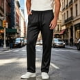 thumbnail image 4 of sageysalite Athletic Pants for Men Drawstring Elastic Waist Lightweight Quick Drying Breathable Workout Casual Pants with Pockets, 4 of 5