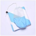 thumbnail image 5 of LYEAA Big Beach Towel Microfiber 80x160cm Sandproof Beach Towel Beach Blanket Striped Bath Towel Quick Dry Lightweight Shawl Sweat Towel for Travel Vacation Swimming Pool Blue, 5 of 9